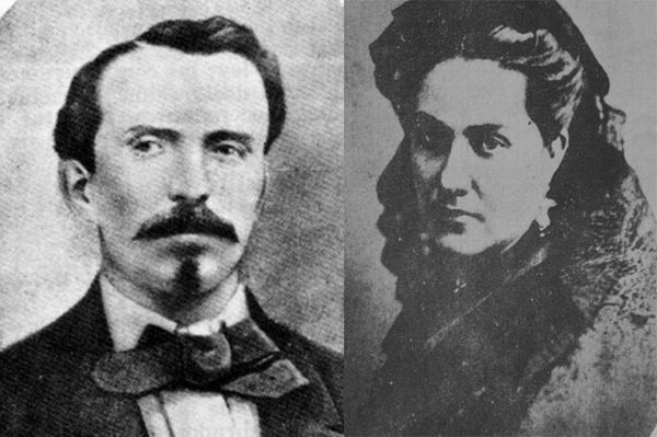 Carlos Manuel de Céspedes y su esposa Ana Carlos Manuel de Céspedes y su esposa Ana